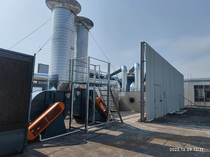 广州市新力实业有限公司废气改造工程