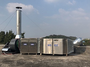 广州市白云区千鹤彩印包装厂废气处理设施